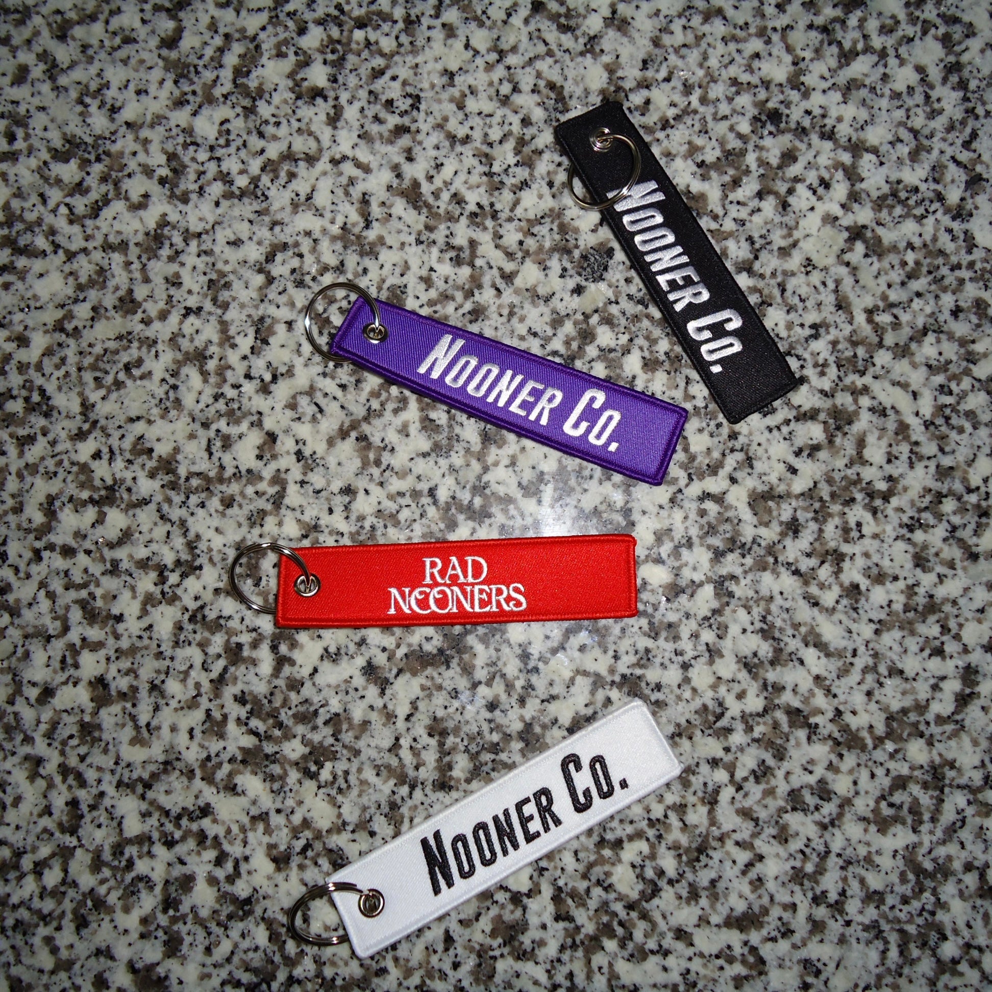 Nooner Co. Embroidered Keytag