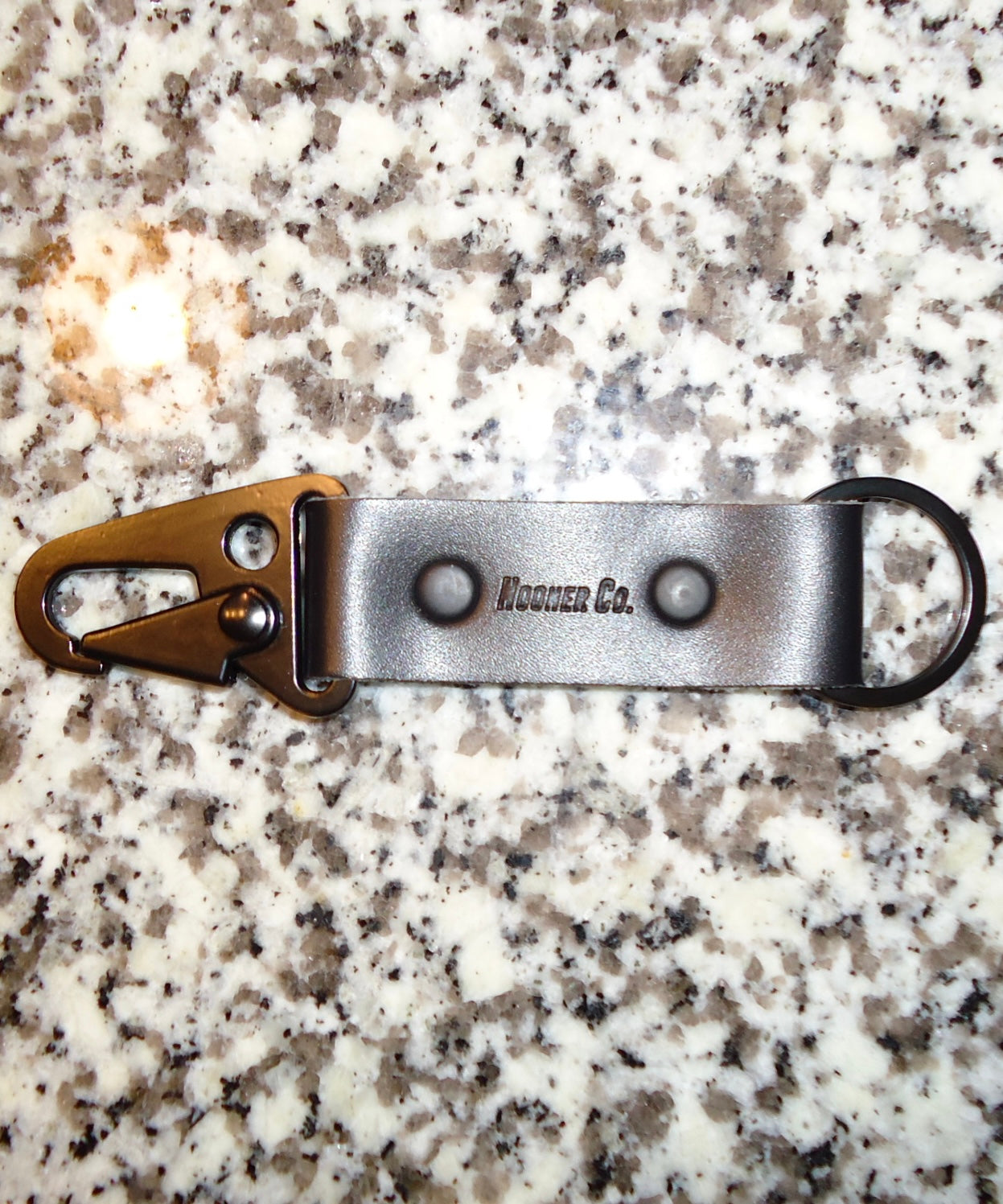 NOONER CO. LEATHER KEYCHAIN