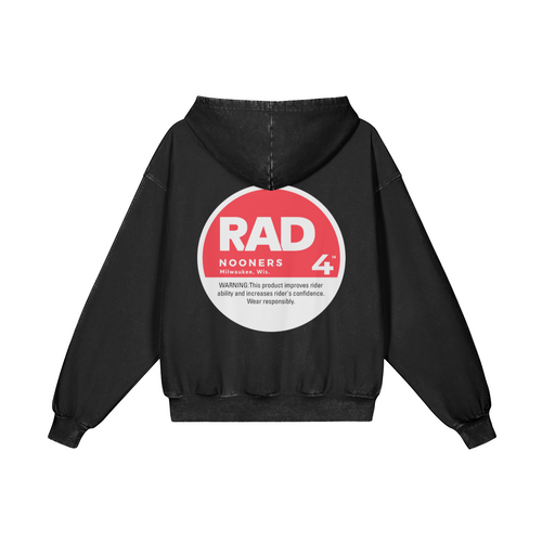 LIP PILLOW HOODIE | BLACK